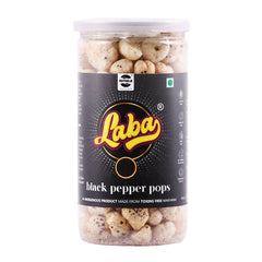 Laba - Roasted Flavoured Makhana Snacks (Pepper Pops)  (85 g) Laba - Roasted Flavoured Makhana Snacks (Pepper Pops)  (85 g)