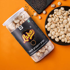 Laba - Roasted Flavoured Makhana Snacks (Pepper Pops)  (85 g) Laba - Roasted Flavoured Makhana Snacks (Pepper Pops)  (85 g)