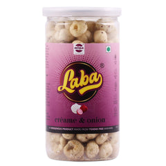 Laba – Roasted Flavoured Makhana Snacks (Cream & Onion)  (85 g) Laba – Roasted Flavoured Makhana Snacks (Cream & Onion)  (85 g)