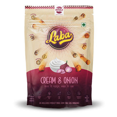 Laba – Roasted Makhana Snacks (Cream & Onion) (45 g) Laba – Roasted Makhana Snacks (Cream & Onion) (45 g)