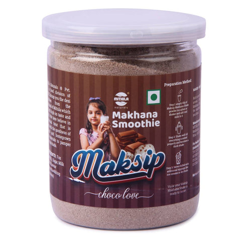 Maksip Chocolate Makhana Smoothie - 180 g