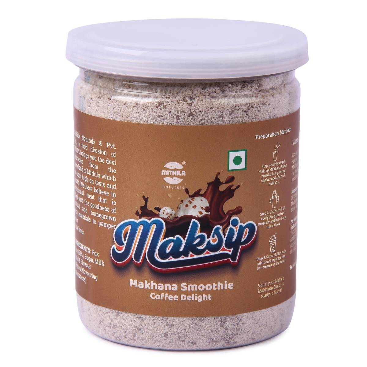 Maksip Coffee Makhana Smoothie - 180 g