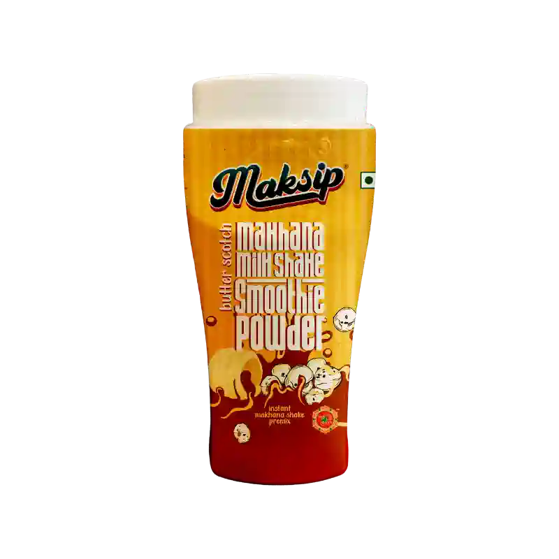 Maksip Makhana Milk Shake Premix - Butter Scotch - 300g