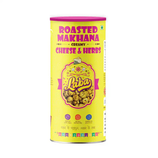 Laba Roasted Flavoured Makhana Composite Can Cheese & Herbs  (75g)