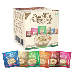 Madhur Bhog Makhana Kheer Pre-Mix (Assorted Flavors) - 20g*6