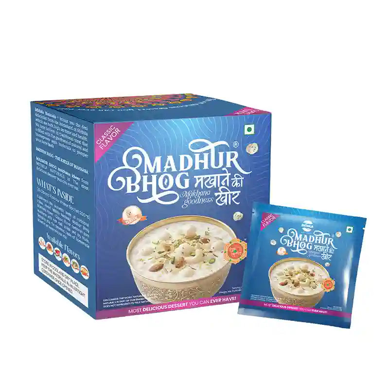 Madhur Bhog Makhana Kheer Pre-Mix (Classic) - 20g*6