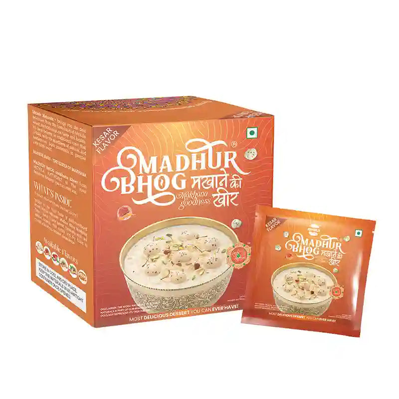 Madhur Bhog Makhana Kheer Pre-Mix (Kesar/Saffron) - 20g*6