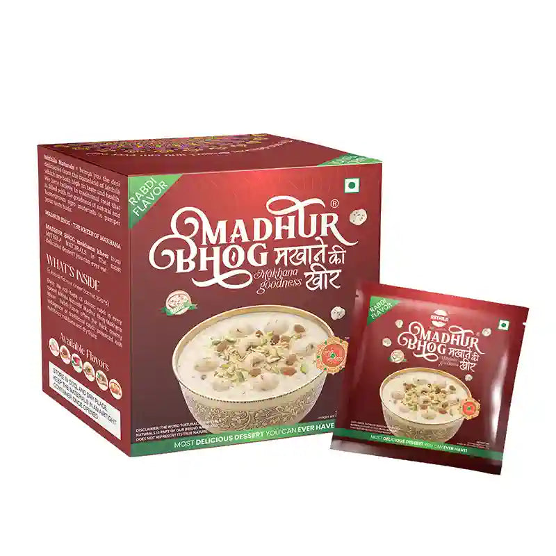 Madhur Bhog Makhana Kheer Pre-Mix (Rabdi) - 20g*6