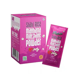 Maksip Makhana Milk Shake Premix - Shahi Rose  (132g)