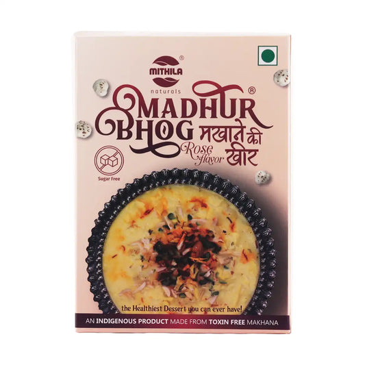 Madhur Bhog Makhana Kheer Pre-Mix (Rose) - Sugar Free  - 85 g