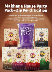 Makhana House Party Pack – Zip Pouch Edition