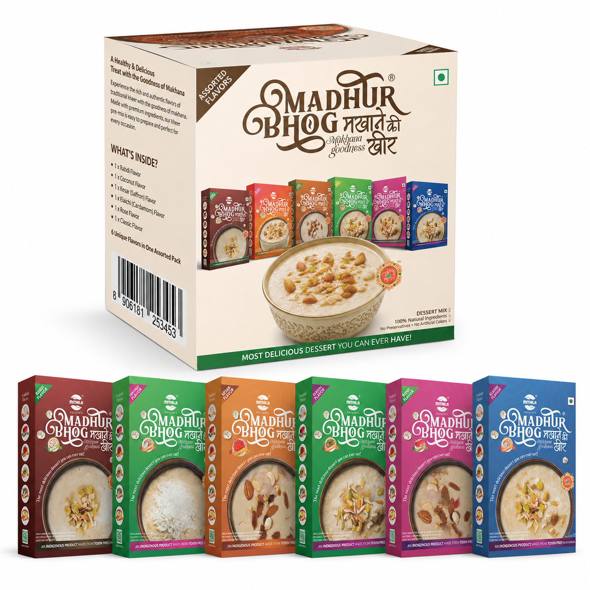 Madhur Bhog Makhana Kheer Pre-Mix Family Pack - 100g