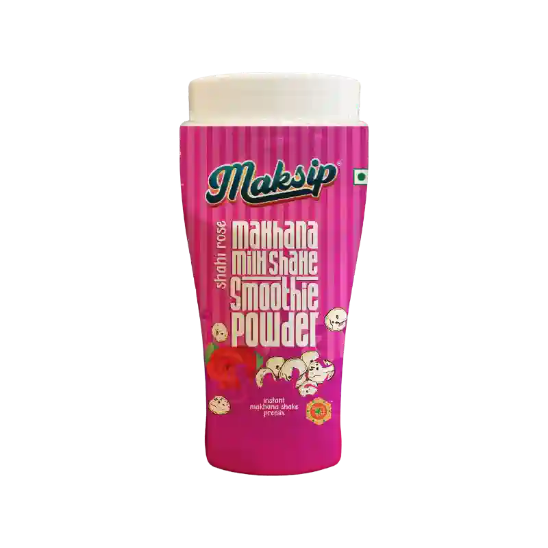 Maksip Makhana Milk Shake Premix - Shahi Rose - 300g