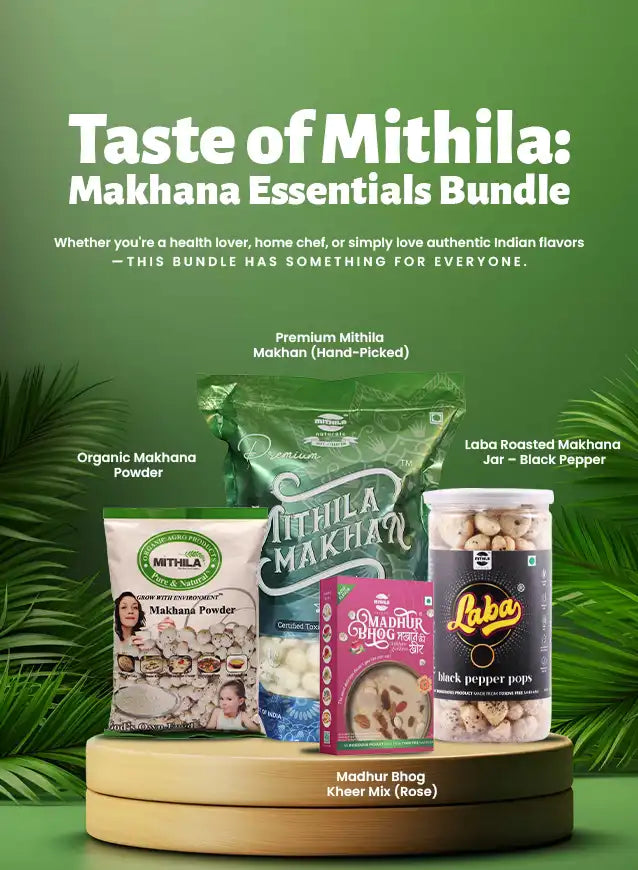 Taste of Mithila: Makhana Essentials Bundle