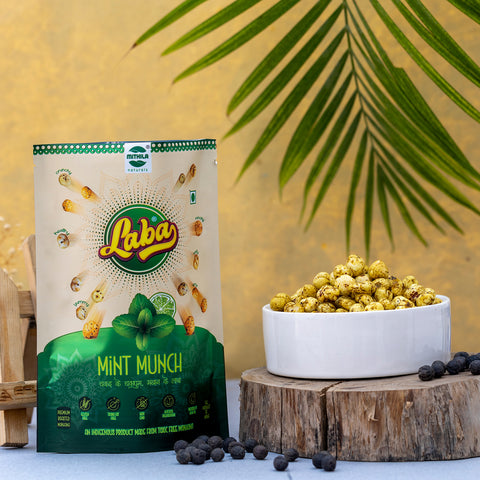 Laba - Roasted Makhana Snacks (Mint Munch) - 40 g