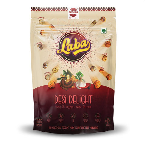 Laba – Roasted Makhana Snacks (Desi Delight) - 40 g