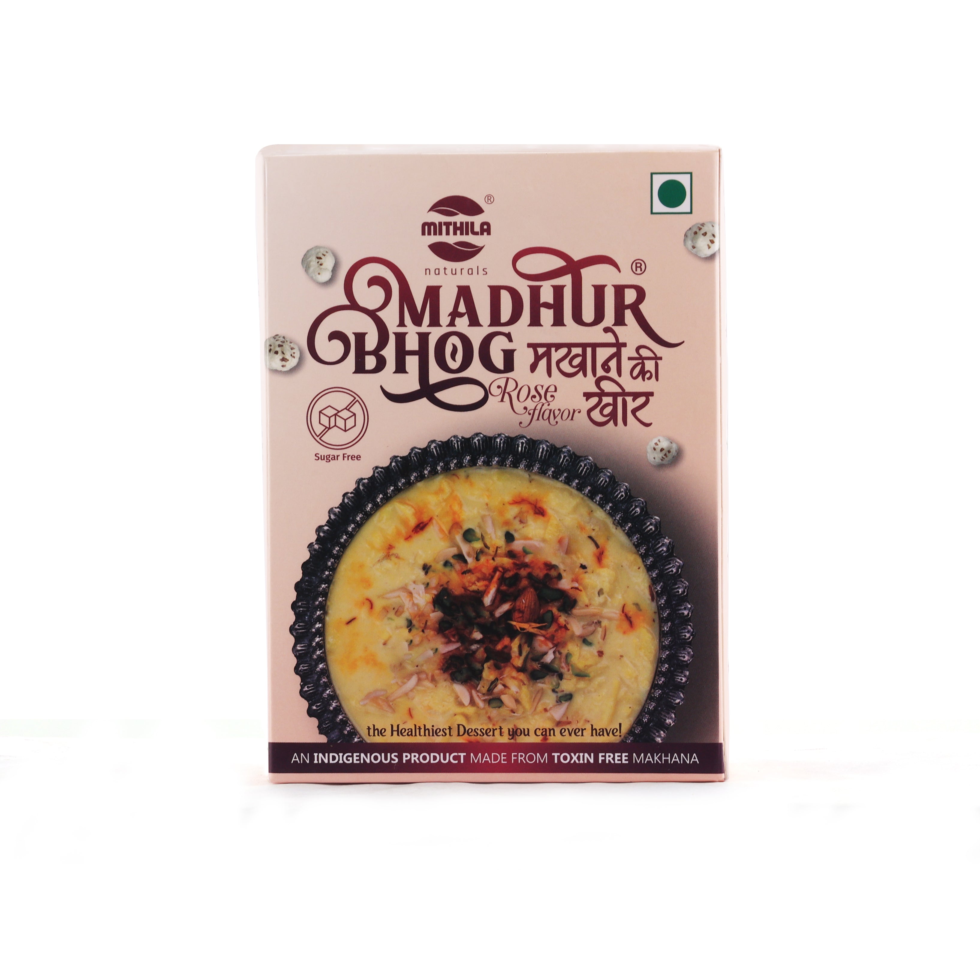 Madhur Bhog Rose Sugar Free Makhana Kheer - 85 g