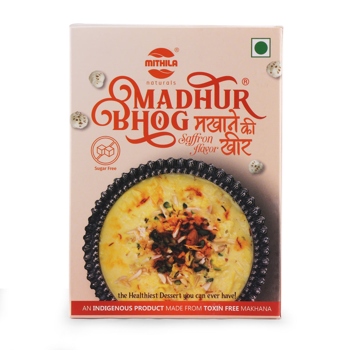 Madhur Bhog Kesar Sugar Free Makhana Kheer - 85 g