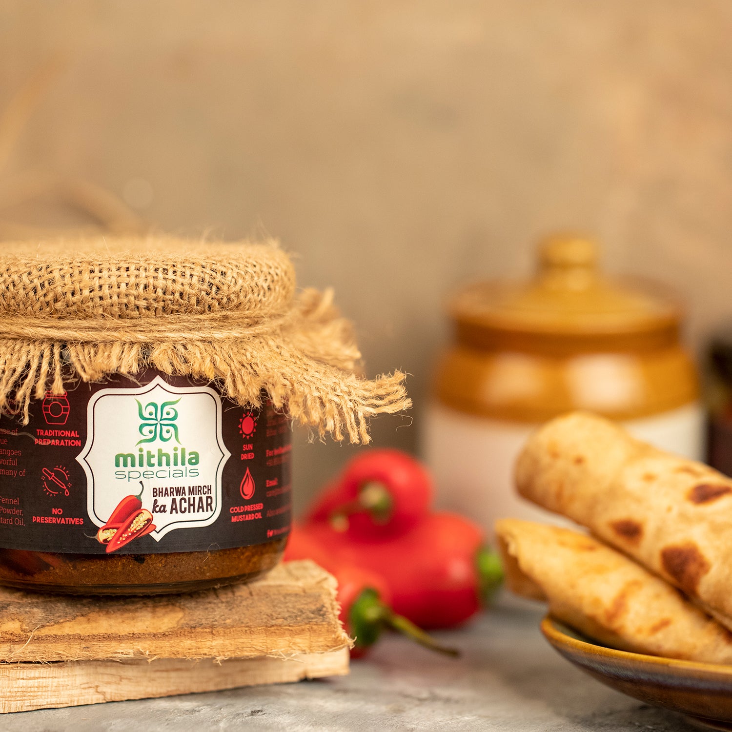 Bharwa Red Chili (Lal Mirch) Pickles - 300 g